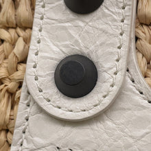 Load image into Gallery viewer, BALENCIAGA City basket bag Beige/White828888 Raffia Leather
