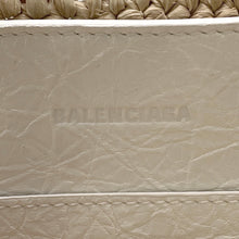 Load image into Gallery viewer, BALENCIAGA City basket bag Beige/White828888 Raffia Leather
