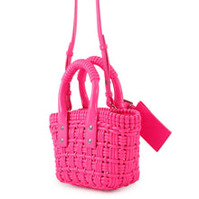 将图像加载到图库查看器中，BALENCIAGA Bistro 2wayBag Flow Pink678028 Patent Leather Size XXS
