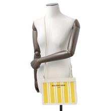Load image into Gallery viewer, BALENCIAGA Shoulder Bag Yellow339937 Canvas Leather
