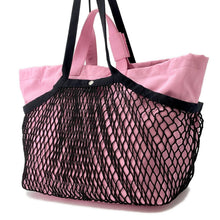 将图像加载到图库查看器中，BALENCIAGA Tote Bag Pink/Black791809 Canvas Size Medium
