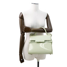 将图像加载到图库查看器中，Delvaux Tempe 2way Bag AmandAA0368ACP060DAM Patent Leather Size MM
