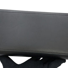 将图像加载到图库查看器中，Delvaux Tempe 2way Bag Black/Light Blue Leather Size GM
