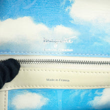 将图像加载到图库查看器中，Delvaux Tempe 2way Bag Black/Light Blue Leather Size GM
