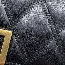 将图像加载到图库查看器中，Givenchy Shoulder Bag Black Leather
