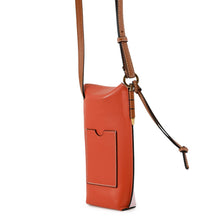将图像加载到图库查看器中，LOEWE Gate pocket Shoulder Bag Pink/Orange/Brown109.30BZ42 Leather
