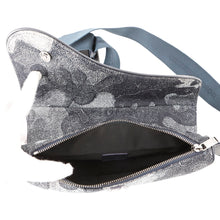 Load image into Gallery viewer, Dior Camouflage Saddle Crossbody Bag Navy Canvas
