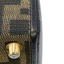 将图像加载到图库查看器中，FENDI Zucca Vanity Bag Brown Canvas Leather
