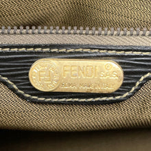 将图像加载到图库查看器中，FENDI Zucca Vanity Bag Brown Canvas Leather
