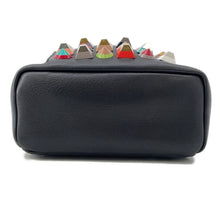 将图像加载到图库查看器中，FENDI By the Way Backpack Black8BZ038 Leather
