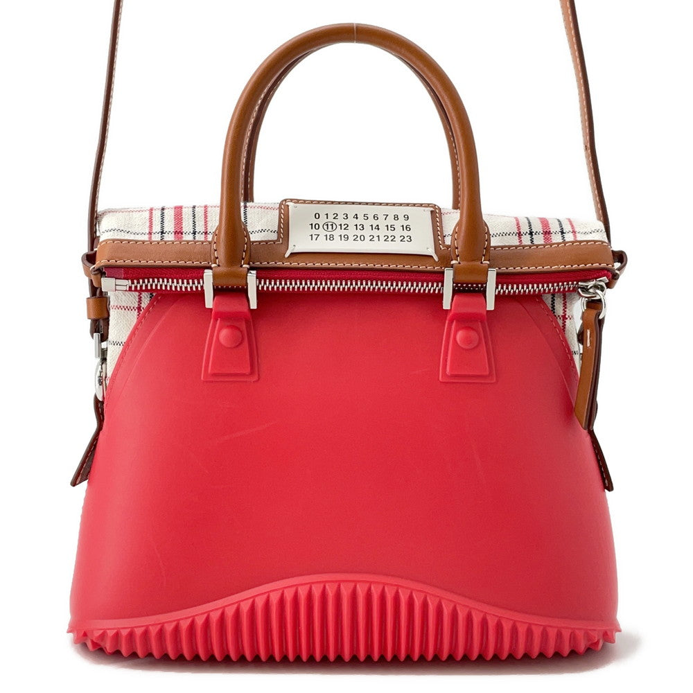 Maison Margiela Margiela 5AC 2wayBag RedSB3WG0009 Rubber