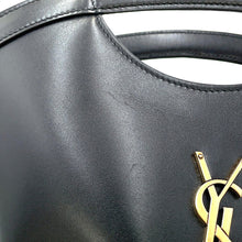 将图像加载到图库查看器中，SAINT LAURENT PARIS Seria Tote Bag Black791069 Leather Size Mini
