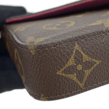将图像加载到图库查看器中，LOUIS VUITTON Felicie Pochette FuchsiaM81896 Monogram
