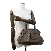 将图像加载到图库查看器中，LOUIS VUITTON Trevi RedN51997 Damier Ebene Canvas Size PM
