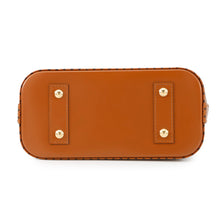 将图像加载到图库查看器中，LOUIS VUITTON Maltage Alma Blue/BrownM55048 DenimTextile Size BB
