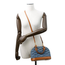 将图像加载到图库查看器中，LOUIS VUITTON Maltage Alma Blue/BrownM55048 DenimTextile Size BB
