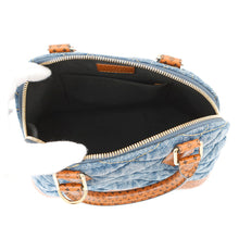 将图像加载到图库查看器中，LOUIS VUITTON Maltage Alma Blue/BrownM55048 DenimTextile Size BB
