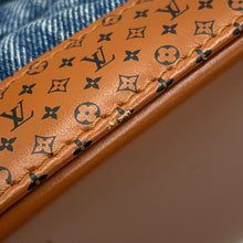 将图像加载到图库查看器中，LOUIS VUITTON Maltage Alma Blue/BrownM55048 DenimTextile Size BB
