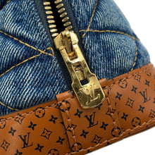 将图像加载到图库查看器中，LOUIS VUITTON Maltage Alma Blue/BrownM55048 DenimTextile Size BB
