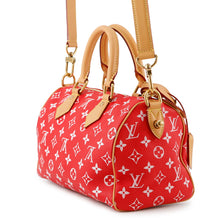 Load image into Gallery viewer, LOUIS VUITTON ★Speedy P9 Bandouliere RedM24425 Calf Leather Monogram Size 25

