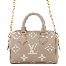 将图像加载到图库查看器中，LOUIS VUITTON Speedy Bandouliere Tourterelle claimM46575 Monogram Empreinte Leather Size 20

