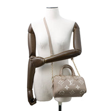 将图像加载到图库查看器中，LOUIS VUITTON Speedy Bandouliere Tourterelle claimM46575 Monogram Empreinte Leather Size 20

