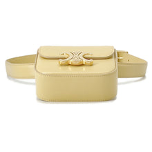 Load image into Gallery viewer, CELINE Triomphe belt bag Yellow45BCN3 Leather
