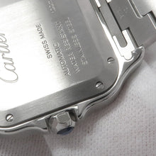 将图像加载到图库查看器中，CARTIER Santos de Cartier MM W35.1mm Stainless Steel Silver DialWSSA0029
