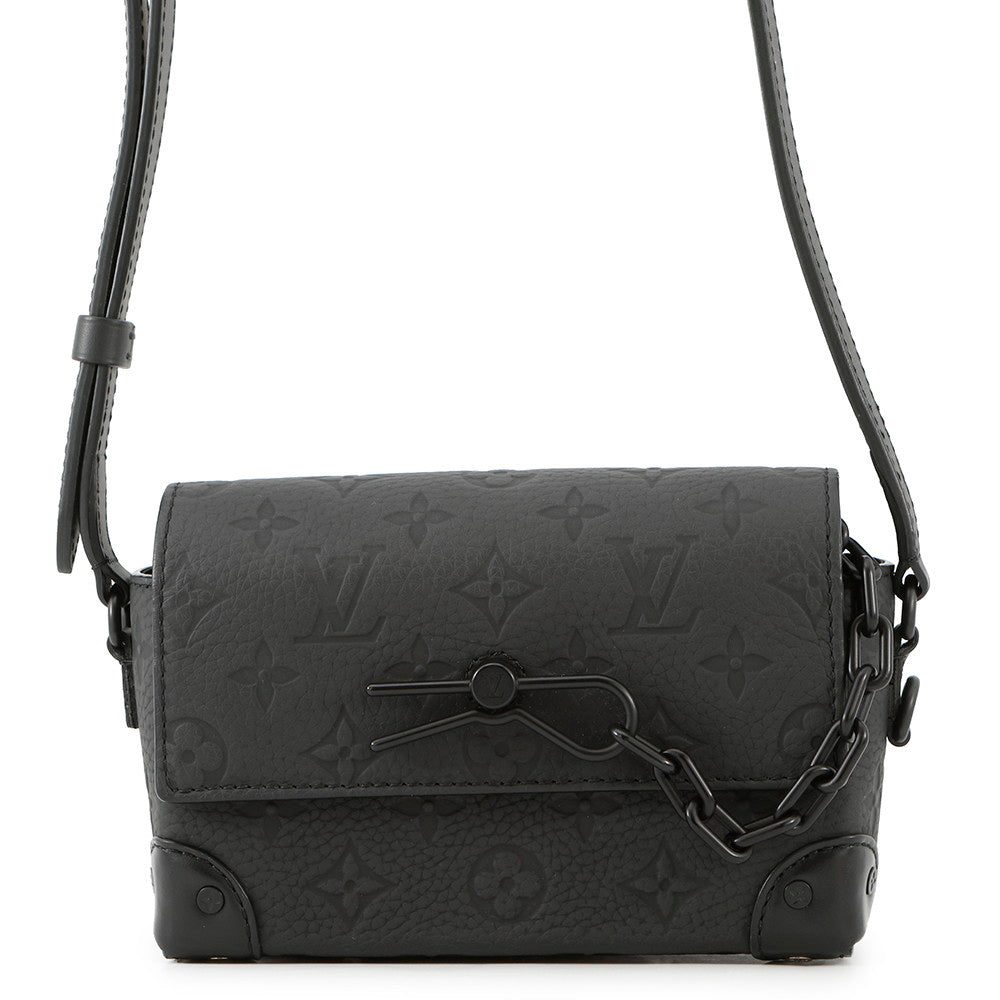 LOUIS VUITTON Steamer Wearable Wallet NoirM81746 Monogram・Taurillon