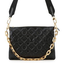 Load image into Gallery viewer, LOUIS VUITTON Coussin BlackM21260 Monogram・Pattern Lamb Leather Size PM
