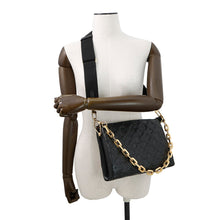 Load image into Gallery viewer, LOUIS VUITTON Coussin BlackM21260 Monogram・Pattern Lamb Leather Size PM

