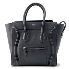 将图像加载到图库查看器中，CELINE Luggage shopper Black167793 Leather Size micro
