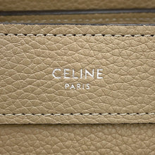 将图像加载到图库查看器中，CELINE Luggage shopper Beige189243 Leather Size Nano
