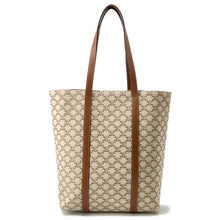 将图像加载到图库查看器中，CELINE museum bag Natural/Tan194542 TriompheCanvas Leather
