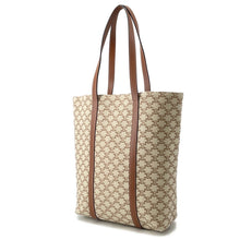 将图像加载到图库查看器中，CELINE museum bag Natural/Tan194542 TriompheCanvas Leather
