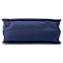 将图像加载到图库查看器中，PRADA etiquette tote Navy/Light Blue1BG122 Nylon Leather
