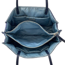 Load image into Gallery viewer, PRADA etiquette tote Navy/Light Blue1BG122 Nylon Leather
