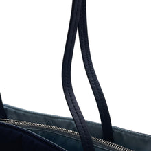 将图像加载到图库查看器中，PRADA etiquette tote Navy/Light Blue1BG122 Nylon Leather
