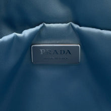 将图像加载到图库查看器中，PRADA etiquette tote Navy/Light Blue1BG122 Nylon Leather
