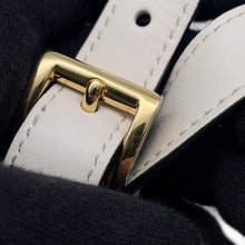 将图像加载到图库查看器中，PRADA Tote Bag White1BG483 Leather
