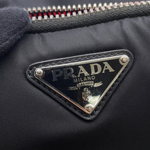 Load image into Gallery viewer, PRADA Cargo 2-way Tote Bag Black/Red1BG270 Nylon Leather Size Small
