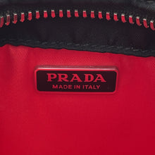 Load image into Gallery viewer, PRADA Cargo 2-way Tote Bag Black/Red1BG270 Nylon Leather Size Small

