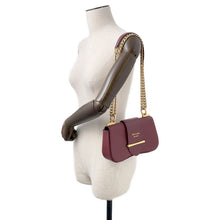 Load image into Gallery viewer, PRADA Sydney ChainShoulder Bag Bordeaux1BD219 Saffiano LeatherLeather
