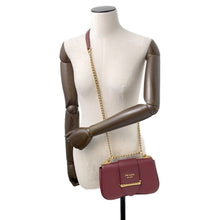 Load image into Gallery viewer, PRADA Sydney ChainShoulder Bag Bordeaux1BD219 Saffiano LeatherLeather
