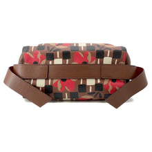 将图像加载到图库查看器中，PRADA Bowling 2-way Handbag Brown/Multicolor1BB030 Leather PVC
