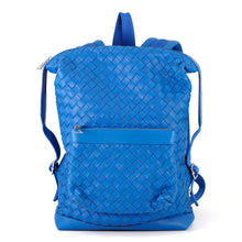 将图像加载到图库查看器中，Bottega Veneta INTRECCIATO Backpack Blue653118 Leather
