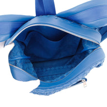 将图像加载到图库查看器中，Bottega Veneta INTRECCIATO Backpack Blue653118 Leather
