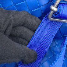 将图像加载到图库查看器中，Bottega Veneta INTRECCIATO Backpack Blue653118 Leather
