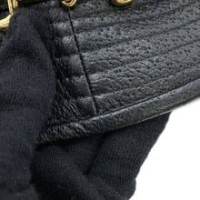 Load image into Gallery viewer, GUCCI Horsebit bucket hat Size S Black666600 Lambskin
