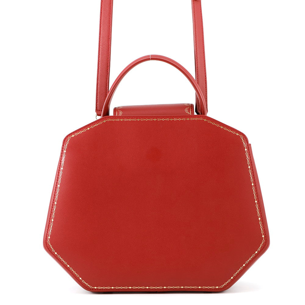 CARTIER Garland de Cartier Red Leather